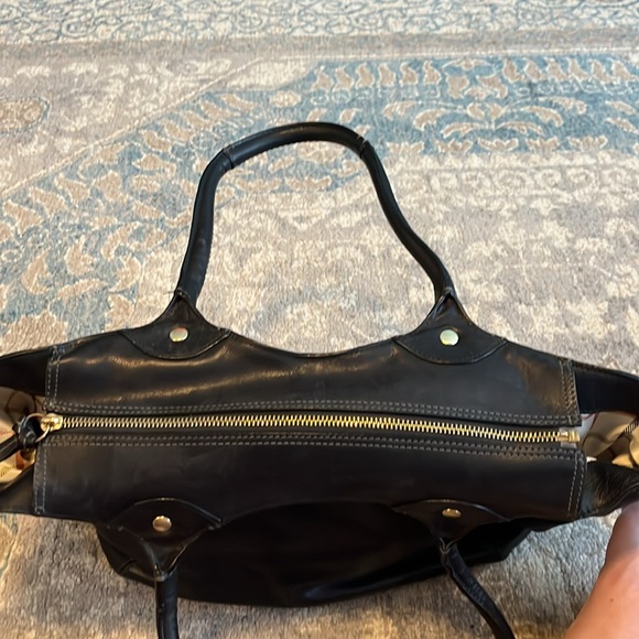 Coach Signature Bleecker Leather Tote - Picture 9 of 13